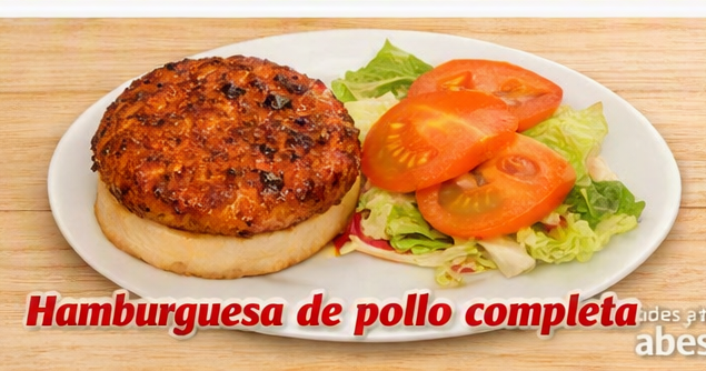 Hamburguesa de pollo Completa