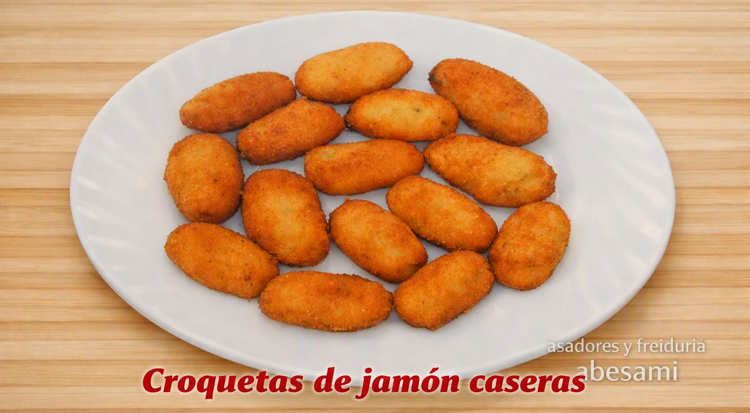 Croquetas de jamon caseras